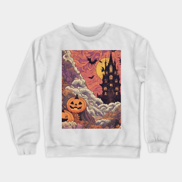 Halloween Town Crewneck Sweatshirt by PlushFutura